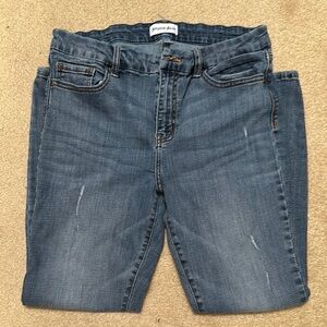 Studio Blue Skinny Jeans with Distressing